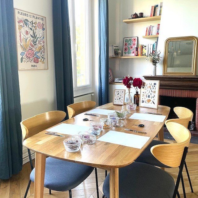 Atelier de création d'herbier