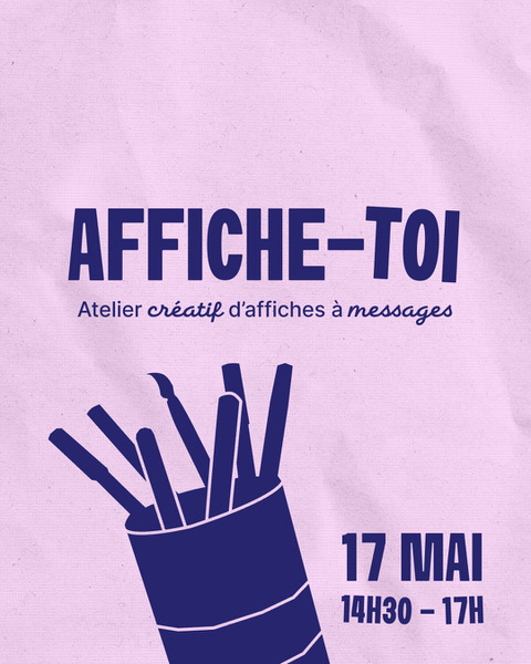 Affiche-toi - atelier créatif d'affiches à messages